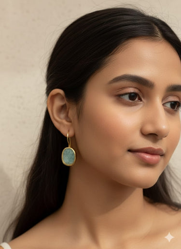 Green Aura Earrings